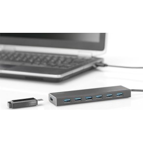 Digitus USB 3.0 Hub 7 Θυρών με σύνδεση USB-A