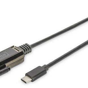 Digitus Καλώδιο USB-C σε RS232 9-pin male 1m