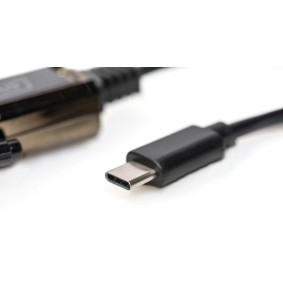 Digitus Καλώδιο USB-C σε RS232 9-pin male 1m
