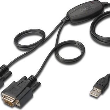 Digitus Καλώδιο USB-A σε RS232 25-pin female 1.5m DA-70158 1τμχ