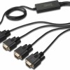 Digitus Καλώδιο USB 2.0 σε 4x RS232 9-pin male 1.5m