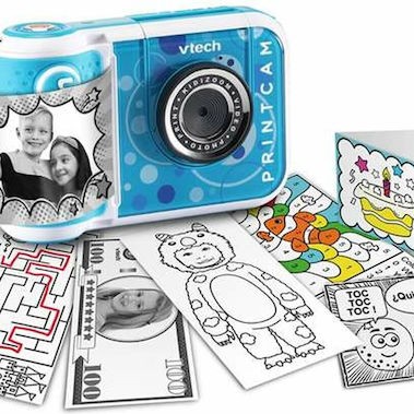 Vtech Kidizoom Print Παιδική Φωτογραφική Μηχανή με Θερμική Εκτύπωση Μπλε