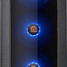 Thermaltake Versa J25 Tempered Glass RGB Edition Gaming Midi Tower Κουτί Υπολογιστή με Πλαϊνό Παράθυρο Μαύρο