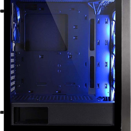 Thermaltake Versa J25 Tempered Glass RGB Edition Gaming Midi Tower Κουτί Υπολογιστή με Πλαϊνό Παράθυρο Μαύρο