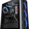 Thermaltake Versa J25 Tempered Glass RGB Edition Gaming Midi Tower Κουτί Υπολογιστή με Πλαϊνό Παράθυρο Μαύρο