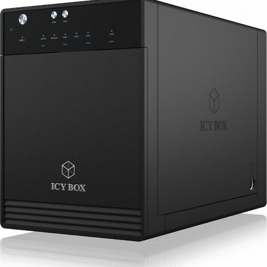Icy Box Θήκη για 4 Σκληρούς Δίσκους 2.5