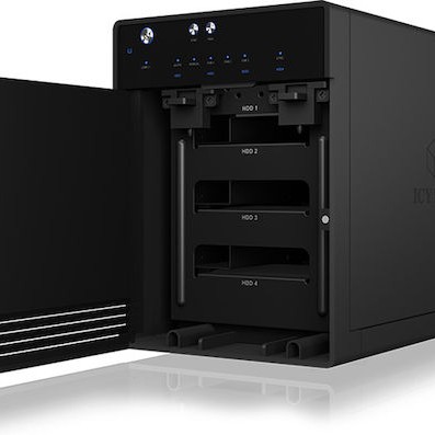 Icy Box Θήκη για 4 Σκληρούς Δίσκους 2.5