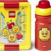 Lego Iconic Girl Πλαστικό Παιδικό Σετ Φαγητού Κόκκινο 17 x 13.5εκ.