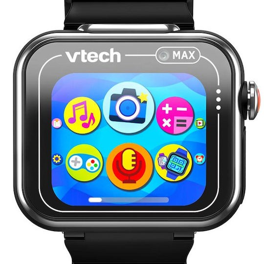 Vtech Παιδικό Ψηφιακό Ρολόι Kidizoom με Λουράκι από Καουτσούκ/Πλαστικό Μαύρο