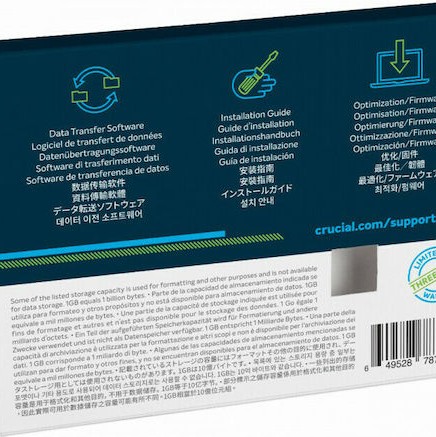 Crucial BX500 SSD 240GB 2.5'' SATA III