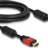 DeLock HDMI 1.4 Cable HDMI male - HDMI male 2m Κόκκινο