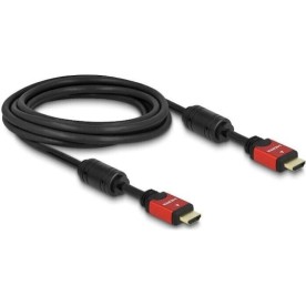 DeLock HDMI 1.4 Cable HDMI male - HDMI male 2m Κόκκινο