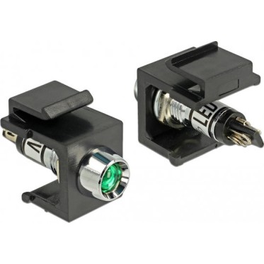 DeLock Διακόπτης με Φωτισμό Πράσινο 1τμχ