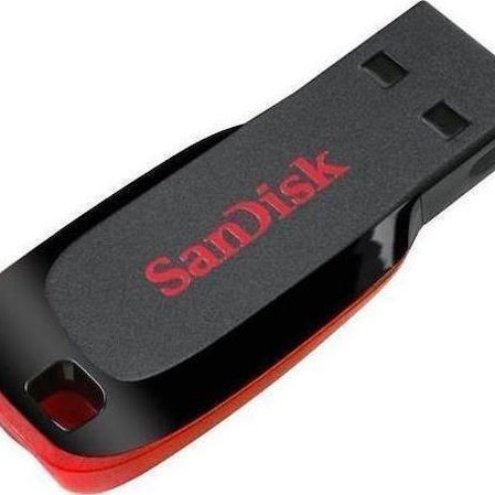 Sandisk Cruzer Blade 16GB USB 2.0 Stick Μαύρο