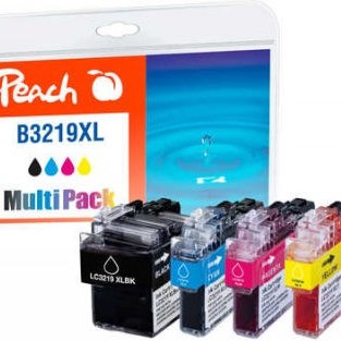 Peach Πακέτο Συμβατών Μελανιών Εκτυπωτή InkJet Μαύρο