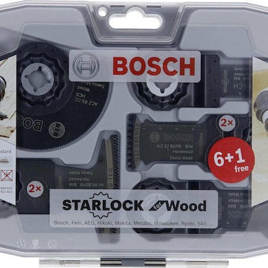 Bosch Starlock Best for Wood Σετ Εξαρτημάτων για Ξύλο 2608664623 7τμχ