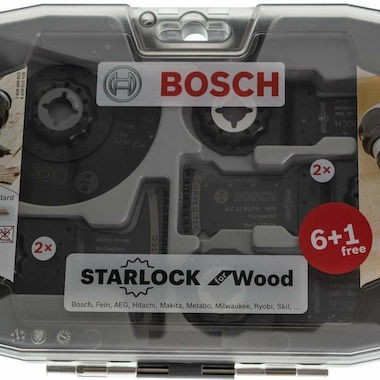 Bosch Starlock Best for Wood Σετ Εξαρτημάτων για Ξύλο 2608664623 7τμχ
