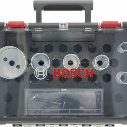 Bosch Σετ Ποτηροπρίονα Progressor με Διάμετρο από 1mm έως 68mm για Ξύλο και Μέταλλο
