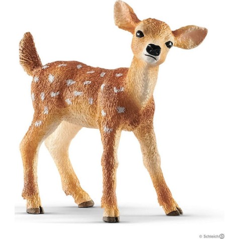 Schleich-S Παιχνίδι Μινιατούρα White-Tailed Fawn Καφέ 5.3εκ.