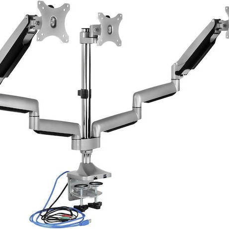 Icy Box Βάση Γραφείου για 3 Οθόνες έως 32