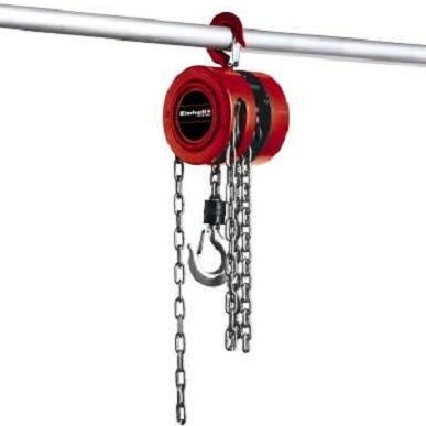 Einhell Παλάγκο Αλυσίδας TC-CH 1000 για Φορτίο Βάρους έως 1t σε Κόκκινο Χρώμα