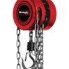 Einhell Παλάγκο Αλυσίδας TC-CH 1000 για Φορτίο Βάρους έως 1t σε Κόκκινο Χρώμα