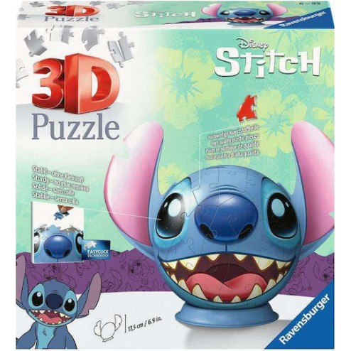 Disney: Lilo & Stitch Puzzle 3D 72pcs