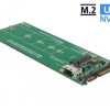 DeLock U.2 SFF-8654 / SATA to 1 x M.2 M key