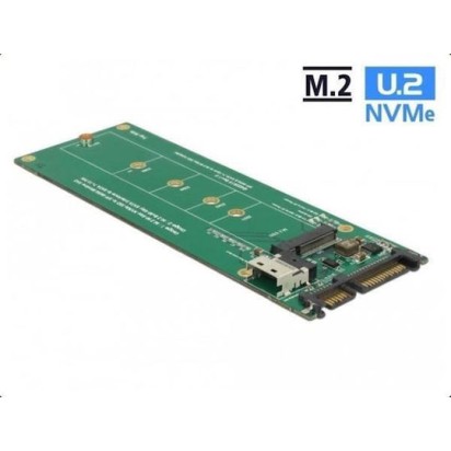 DeLock U.2 SFF-8654 / SATA to 1 x M.2 M key