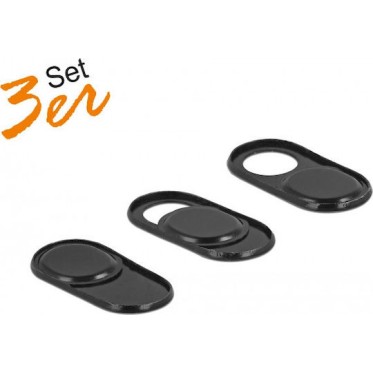DeLock Webcam Cover Laptop Tablet Smartphone 3-pack