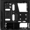 Aerocool Rift Gaming Midi Tower Κουτί Υπολογιστή με Πλαϊνό Παράθυρο και RGB Φωτισμό Μαύρο