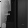 Aerocool Rift Gaming Midi Tower Κουτί Υπολογιστή με Πλαϊνό Παράθυρο και RGB Φωτισμό Μαύρο