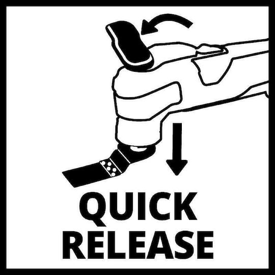 Einhell Varrito Παλινδρομικό Πολυεργαλείο 18V Solo με Ρύθμιση Ταχύτητας