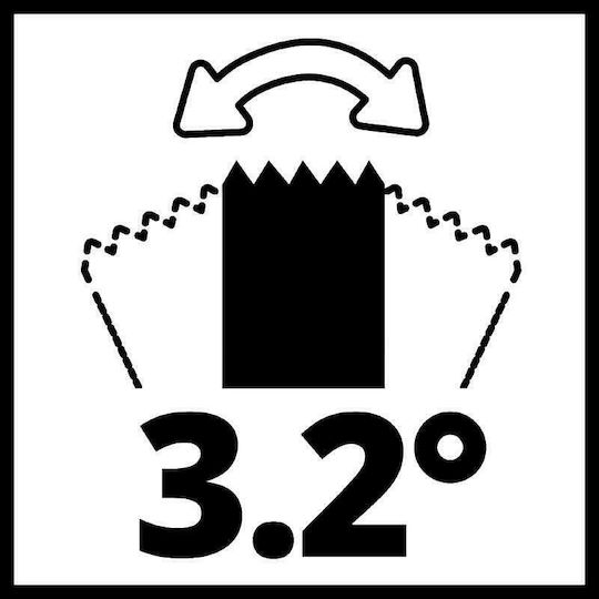 Einhell Varrito Παλινδρομικό Πολυεργαλείο 18V Solo με Ρύθμιση Ταχύτητας