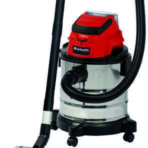 Einhell Επαναφορτιζόμενη Σκούπα Υγρών / Στερεών Χωρίς Φορτιστή και Μπαταρία με Ανοξείδωτο Κάδο 20lt