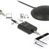 DeLock 65873 Πυκνωτικό Μικρόφωνο 3.5mm Επιτραπέζιο για Φωνητικά