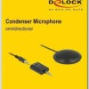 DeLock 65873 Πυκνωτικό Μικρόφωνο 3.5mm Επιτραπέζιο για Φωνητικά