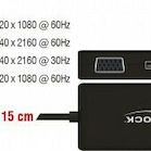 DeLock USB-C Docking Station με HDMI/DisplayPort 4K Μαύρο (63929)