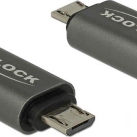 DeLock Μετατροπέας micro USB male σε USB-C female (65927)