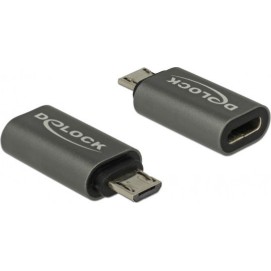 DeLock Μετατροπέας micro USB male σε USB-C female (65927)