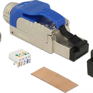 DeLock RJ45 Plug Field Assembly Cat.8.1 Metal