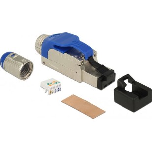 DeLock RJ45 Plug Field Assembly Cat.8.1 Metal
