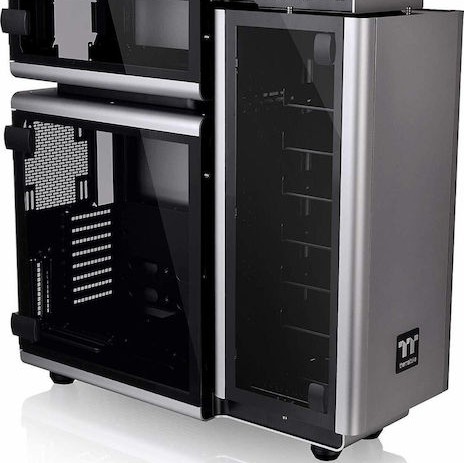 Thermaltake Level 20 TG Gaming Full Tower Κουτί Υπολογιστή με Πλαϊνό Παράθυρο και RGB Φωτισμό Μαύρο