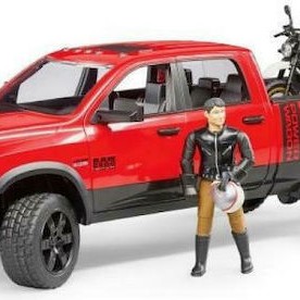 Bruder Αυτοκινητάκι Ram 2500 Power Wagon Including Ducati Desert Sled για 3+ Ετών