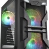 Sharkoon VG7-W RGB Gaming Midi Tower Κουτί Υπολογιστή με Πλαϊνό Παράθυρο Μαύρο