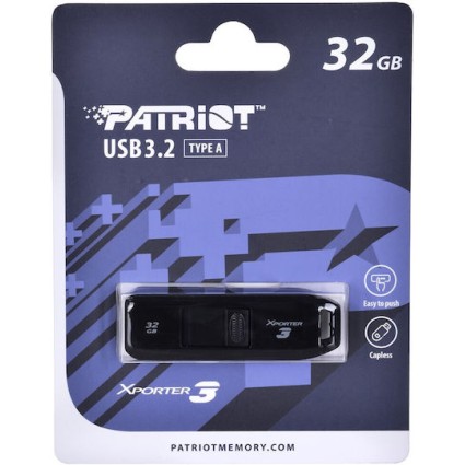 Patriot Xporter 3 32GB USB 3.2 Stick Μαύρο