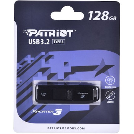 Patriot Xporter 3 128GB USB 3.2 Stick Μαύρο