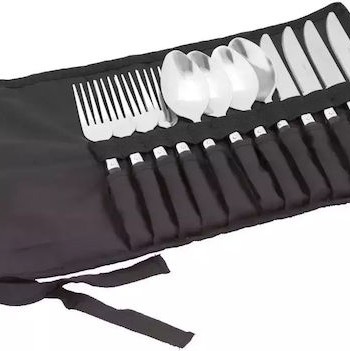 Easy Camp Family Μαχαιροπίρουνo για Camping Σετ Κουταλομαχαιροπίρουνα 12τμχ