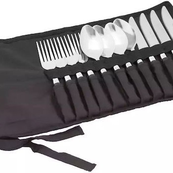 Easy Camp Family Μαχαιροπίρουνo για Camping Σετ Κουταλομαχαιροπίρουνα 12τμχ