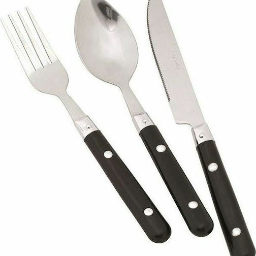 Easy Camp Family Μαχαιροπίρουνo για Camping Σετ Κουταλομαχαιροπίρουνα 12τμχ